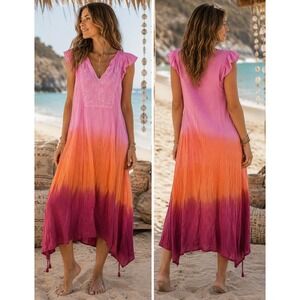 Chaudry KC Ombre Midi Prairie Dress Small